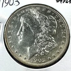 1903 $1 Morgan Silver Dollar, UNC/AU Slider (89765)