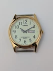 Vtg NEW OLD STOCK Lorus Gold Tone Quartz Watch 37mm Lume Dial Men's V533-0A00