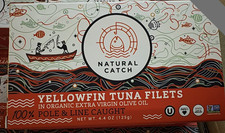 Natural Catch Yellowfin Tuna Filets In Organic Extra Virgin Olive Oil 12ct