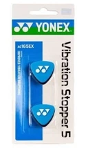 *NEW* 2 PACK YONEX "BLUE / WHITE" VIBRATION STOPPER 5 DAMPENERS TENNIS RACQUETS