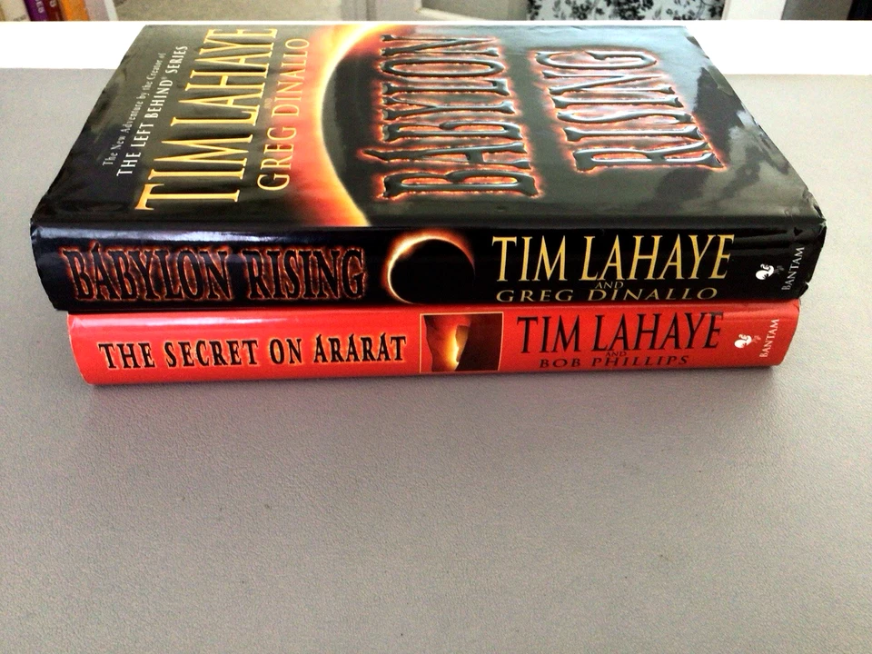 Tim LaHaye Jerry Jenkins Book Lot Babylon Rising + Secret on Ararat  HC  💫VG ++ - Image 4 of 4