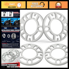 4pcs Universal Wheel Spacers 8mm Thick For 4 5 Lug Wheels - Enhance Stability