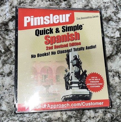 Pimsleur Quick & Simple Spanish 4 CD Audio Set 2nd Revised Edition Learn Spanish