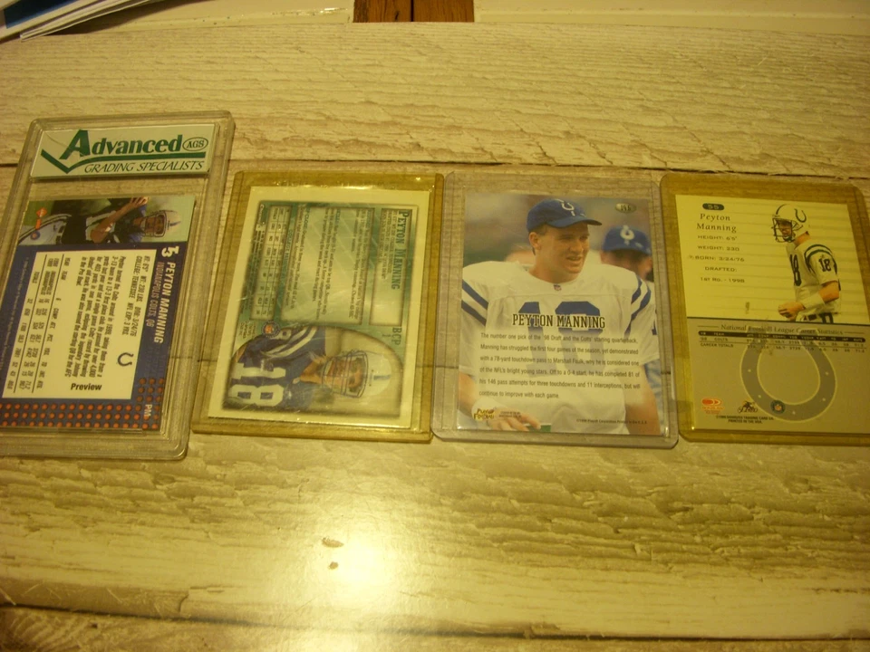 JUEGO DE CUATRO CARTAS PEYTON MANNING Foto 2 de 2