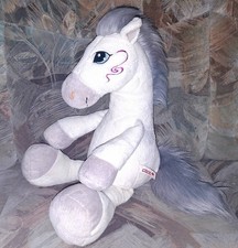 XL Nici Glitzer Pferd Pony Schimmel weiß Miracle NEU (ohne Etikett)! 50 cm