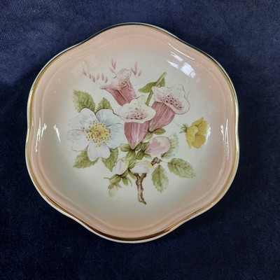 Vintage Royal Worcester Spode Palissy England kleine Blumenschale 11 cm