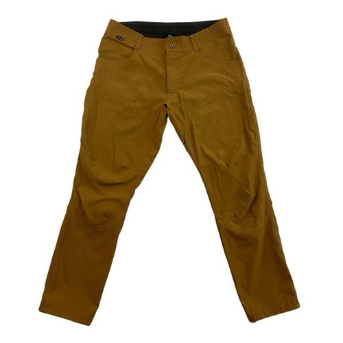 Kuhl Renegade Rock Pants Mens 34x30 Nylon Hiking Stretch Outdoor Khaki Climbing