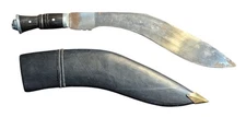Vintage Kukri Gurkha Bolo Machete Survival Knife with Sheath India Nepal Japan 