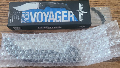Pre GSM Cold Steel Voyager XL Vaquero AUS10A 5 1/2in Plain Edge Griv-Ex 29AXV
