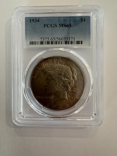 1934 MS-65 PCGS Peace Dollar