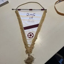 Ad Vada Calcio Vintage Gagliardetto Stendardo 40x30