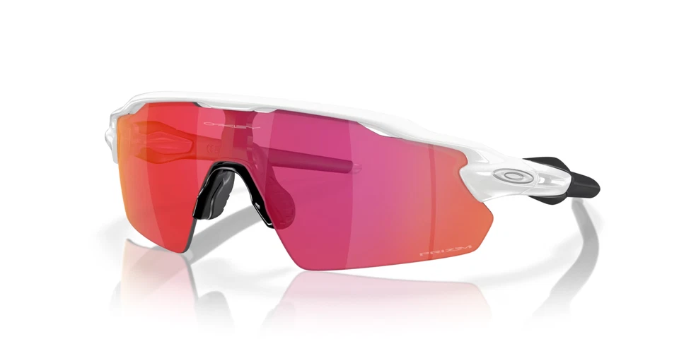 NUEVO Gafas de sol Oakley RADAR EV PITCH blancas pulidas con PRIZM OO9211-04