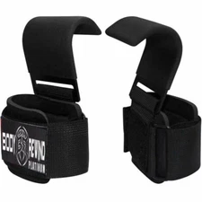 New Heavy-Duty WEIGHT LIFTING HOOKS for Grip DEADLIFT STRAPS Gym Power Wrist Sup