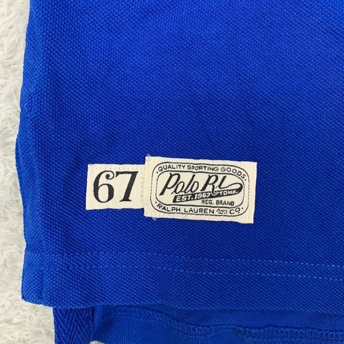 Polo Ralph Lauren Blue Tiger Short Sleeve Polo Shirt Size Men's 2XLT Tall - Picture 8 of 16