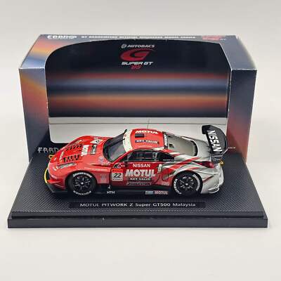 EBBRO Nissan Z #22 Motul Pitwork Super GT GT500 2005 Malaysia Maßstab 1:43