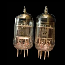 NOS 1PAIR Voskhod ROCKET TUBES 5654 6J1P-EV/6ZH1P-EVGOLD/PLAT 𝐌𝐚𝐭𝐜𝐡𝐞𝐝!