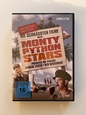 DIE SCHRÄGSTEN FILME DER MONTY PYTHON STARS ( Privates on Parade..)  auf 3 DVDs