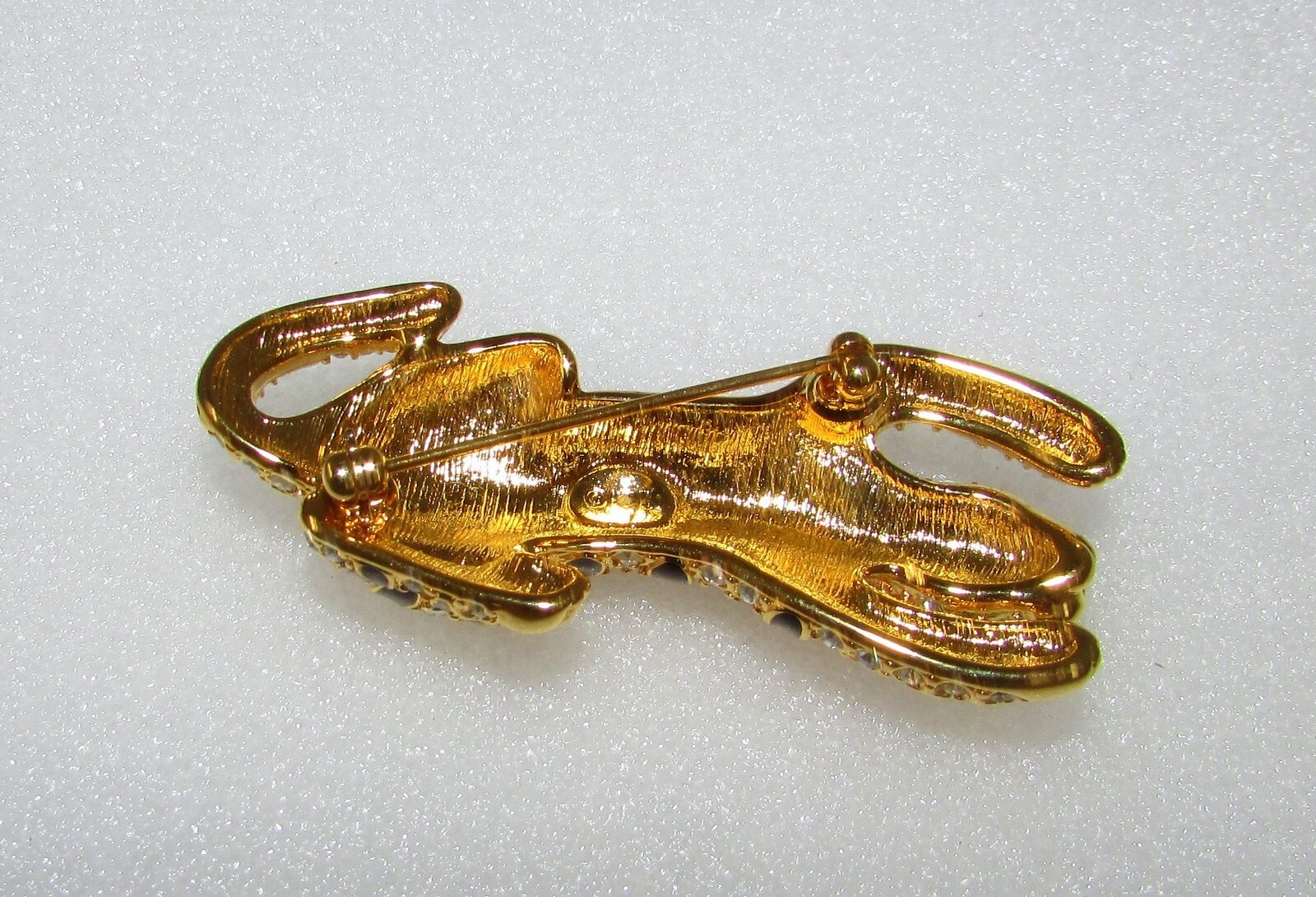 KENNETH JAY LANE TIGER RHINESTONE PIN BROOCH - image 4