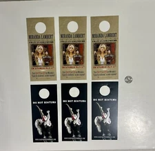 MIRANDA LAMBERT Crazy Ex-Girlfriend 3 PROMO DOOR HANGER FLYERS for cd Wildcard