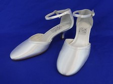 NEW Special Occasions by Saugus Shoe CINDY 2130 White Satin D'orsay Pump 5M