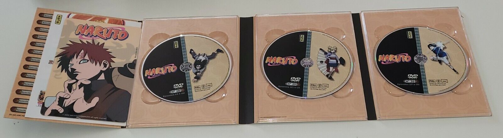 Naruto Vol. 10 DVD French, Japanese 2002 Episode 118-130 USED Region 2