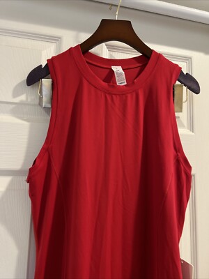 all aligned midi dress red NWT Lululemon All Aligned Midi Dress Dark Red DKRD Size : 8