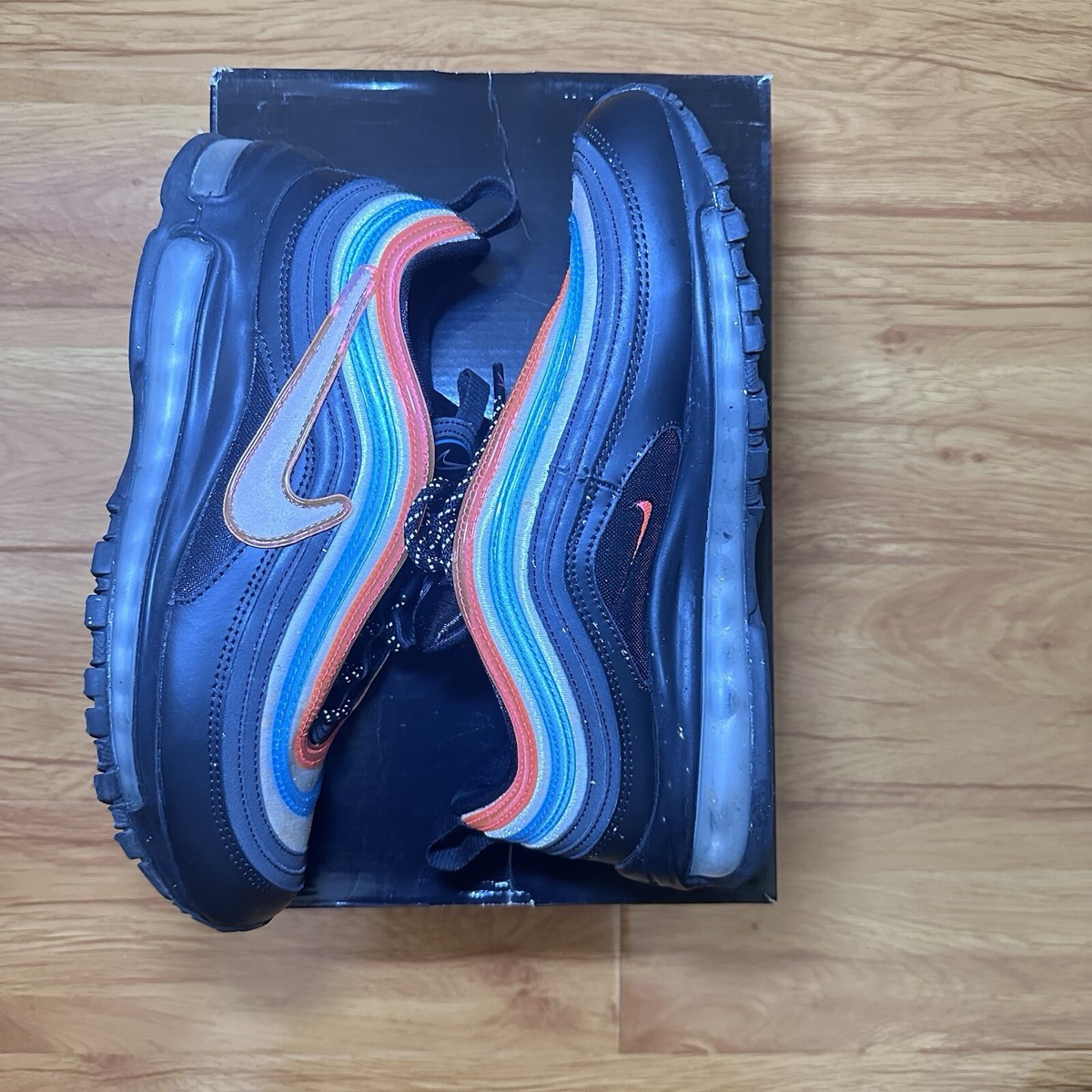 Pink Air Max 97 Neon Blue Nike Air Max 97 Yellow Blue Pink Nike