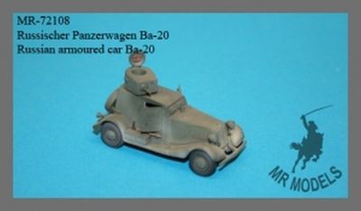 1/72nd MR Models Soviet BA-20 armored car