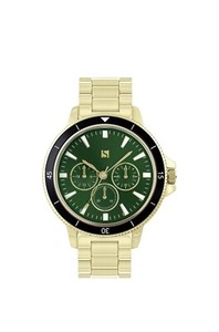 Authentic mens gold plated wrist watch of Spirit