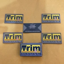 5 Double Edge Razor Blades, Treet Trim Stainless Steel