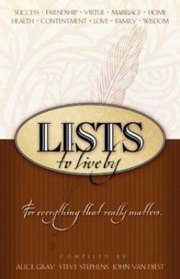 Lists to Live By: The First Collection: For Everyth- 1576734781, Gray, paperback