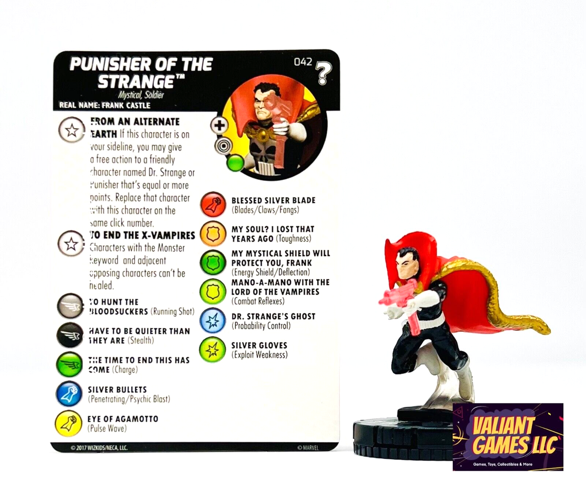 Marvel Heroclix Punisher of the Strange #042 w/ Card What If? Set 