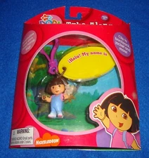 Dora the Explorer Take Along Name Tag Clip On Basic Fun MIB Rare