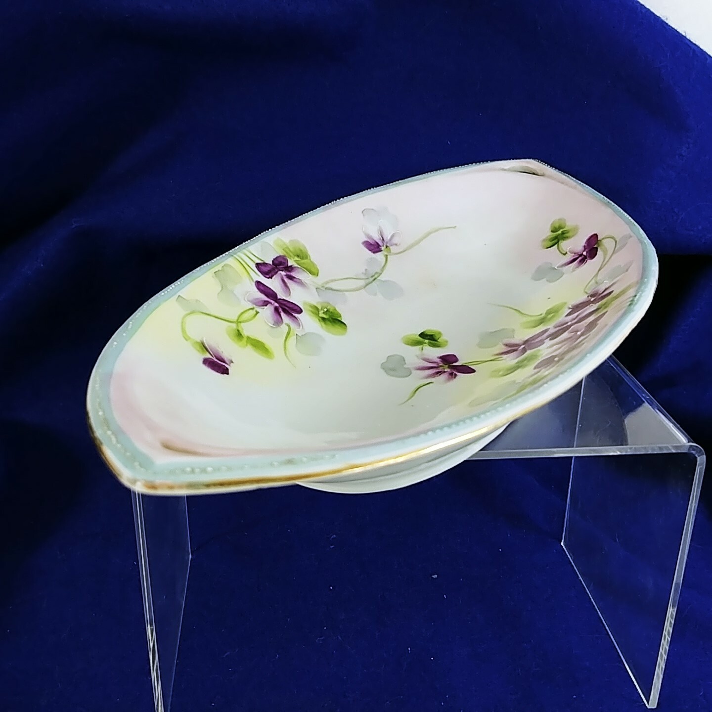 Celery Condiment Dish Bowl Nippon Jonroth Studios Hand Painted 13.5" eBay