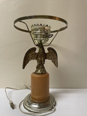 Vintage 16  American Eagle Table Lamp Working Condition, VG