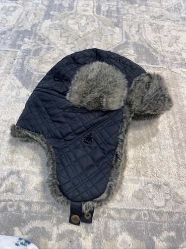 Eddie Bauer Soft Faux Fur Ear Flap Hat 
