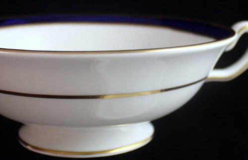 Spode Consul Cobalt Cream Soup Bowl No Saucer Y7332 - Picture 2 of 3