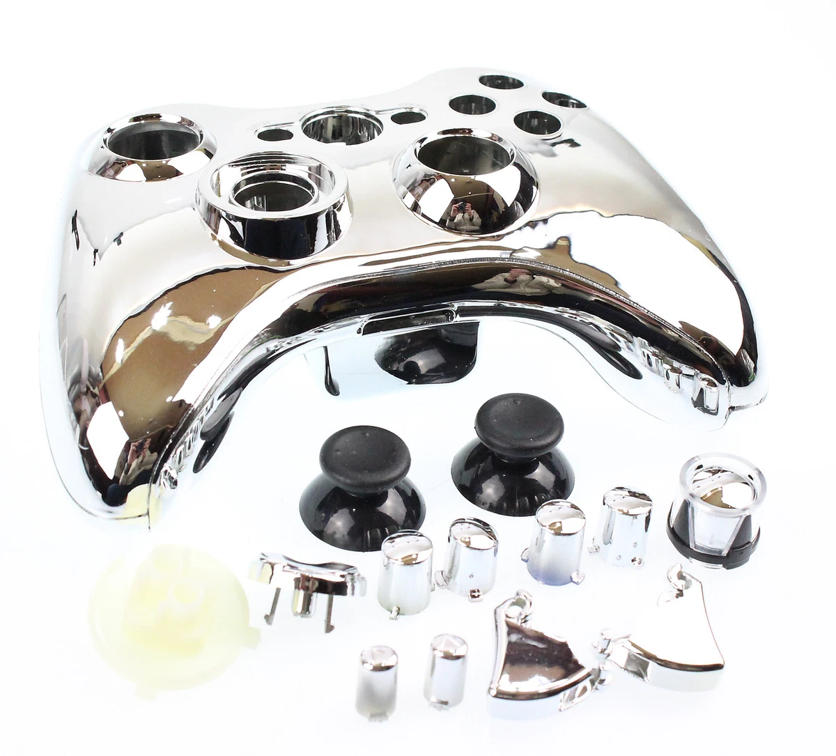 Silver Chrome Xbox 360 Controller