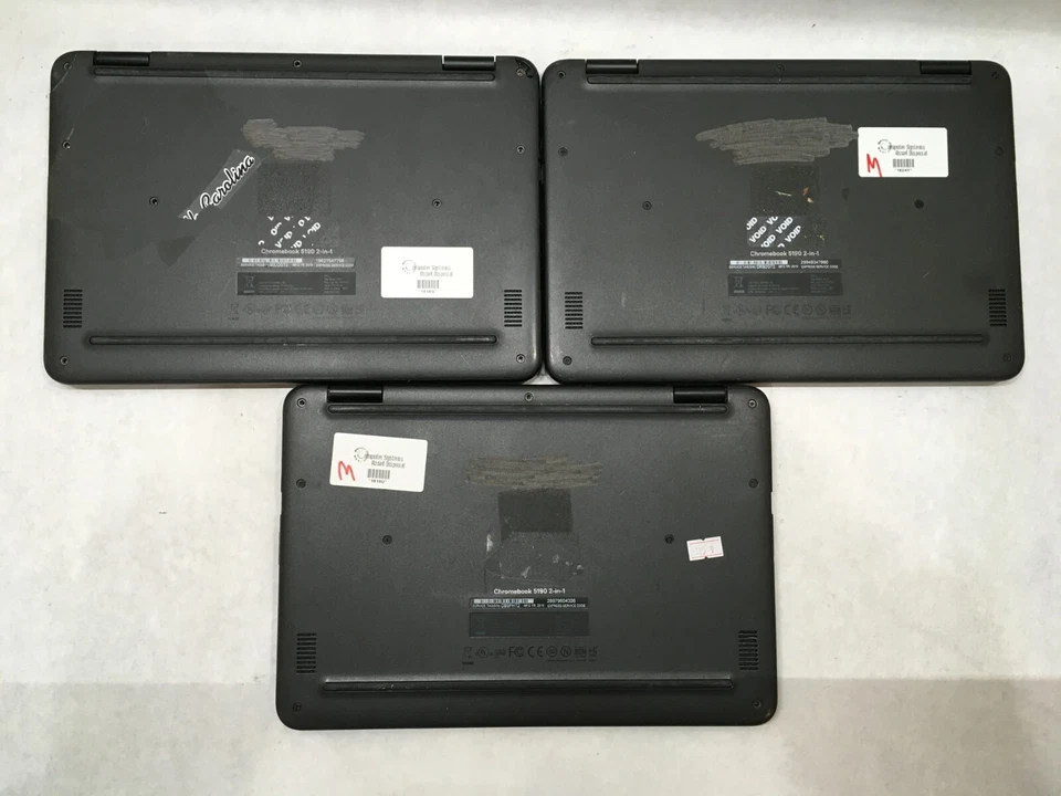 Dell Chromebook 5190 2-in-1 Lot of 3 Celeron 4 GB Ram 32 GB Storage PARTS- FT - Image 3 of 4