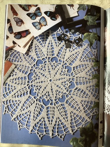 Crochet Monthly craft magazine 191. 14 decorative designs Gift idea 1995 vintage - Picture 13 of 17