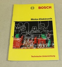 BOSCH Technische Unterrichtung , Motor Elektronik , 1983