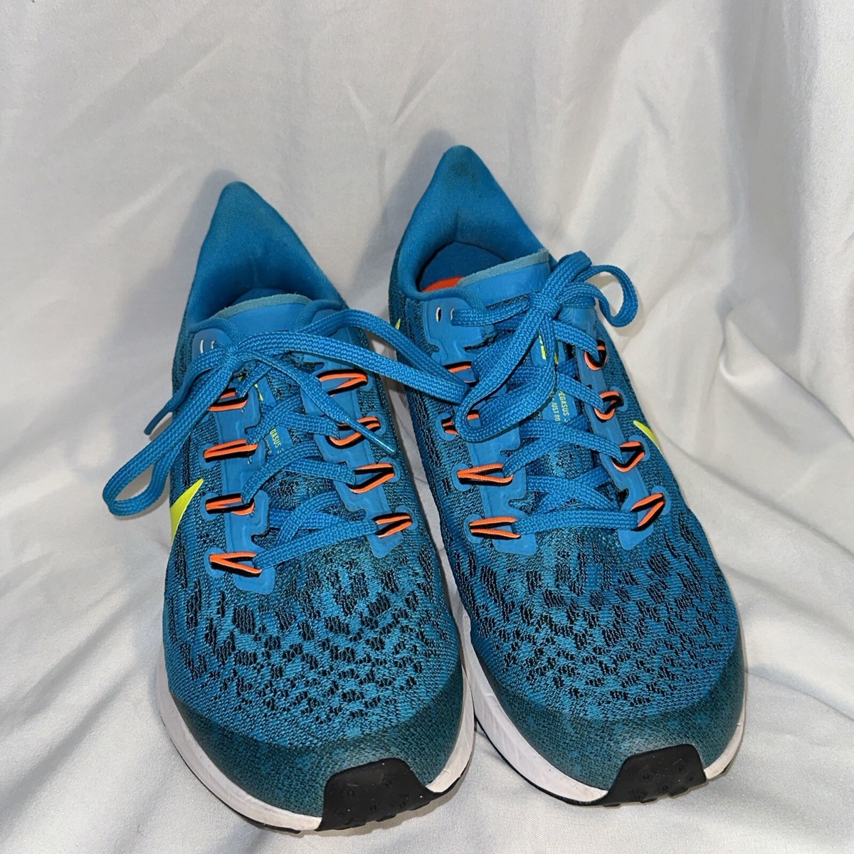 Nike Air Zoom Pegasus 36 Gs Laser Blue Volt Green Men Size 6 | eBay