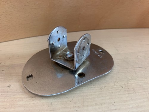ROGERS Swivomatic Era LEG REST Bracket Blank Plate Holder Mount Part 60s 70s Vtg - Picture 3 of 5