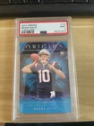 PSA 9 DRAKE MAYE TURQUOISE ROOKIE ORIGINS COLOR MATCH 12/25 TOM BRADY NUMBER!