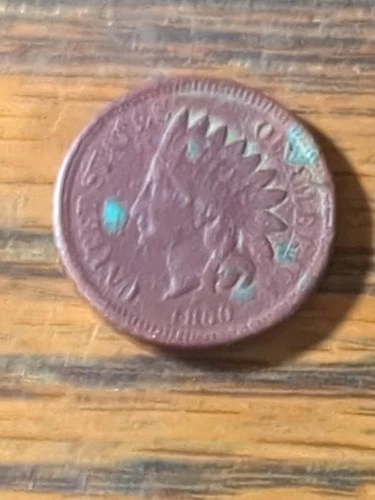 1860-P Indian Head Cent — photo from the most recent tracked eBay sale