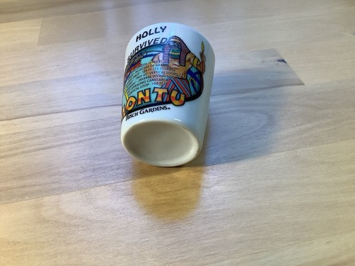 Busch Gardens Souvenir Montu “Holly” Survived Shot Glass - Bild 4 von 5