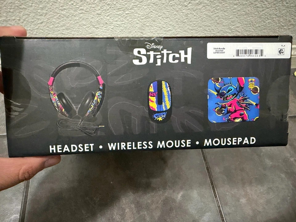 NEW DISNEY LILO & STITCH Headset / Wireless Mouse / Mousepad - Image 3 of 3