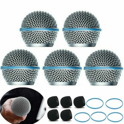 5 Stücke Ersatzkopf Mikrofongitter für Shure Beta58A SM58 Beta58 pgx24 slx2 M6R4