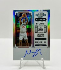 2022-23 Contenders Optic MOUSSA DIABATE Rookie Ticket Silver ON CARD AUTO RC SP