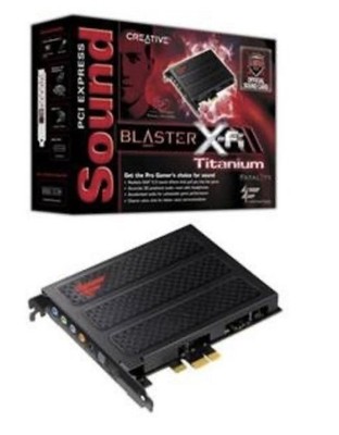Creative Sound Blaster X-Fi Titanium Fatality Professional Series PCIe AudioCard